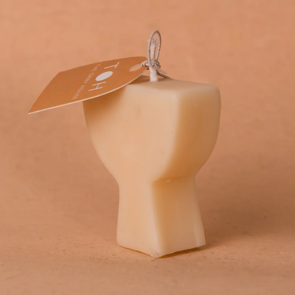 Abstract Shape Scented Pillar Candle